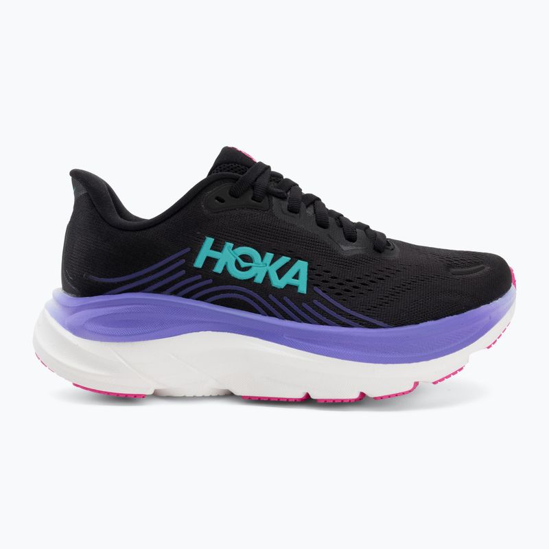 Buty do biegania damskie Hoka Clifton 11 black/neon nebula 2
