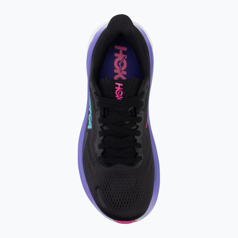 Buty do biegania damskie Hoka Clifton 11 black/neon nebula 5