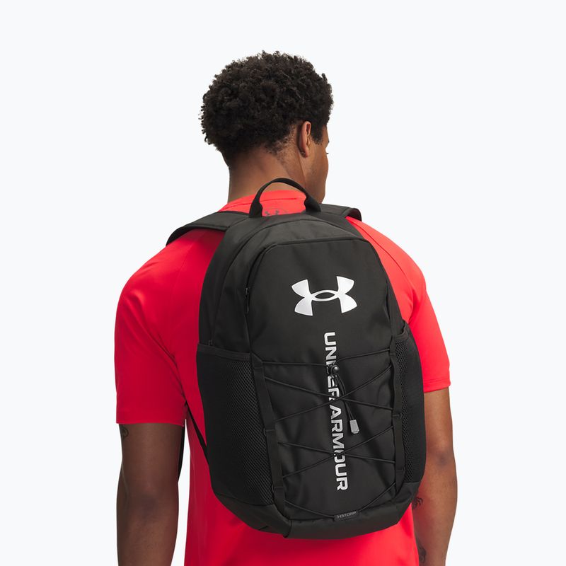 Plecak Under Armour Hustle Sport 6.0 26 l black/black/metallic silver 10