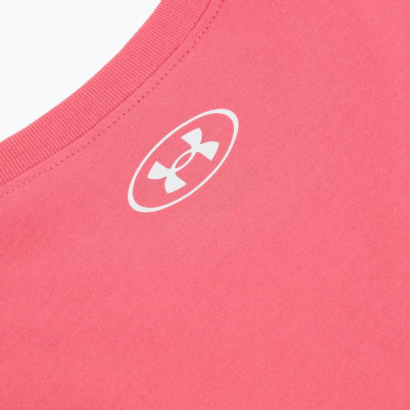 Koszulka dziecięca Under Armour Rival pink 4