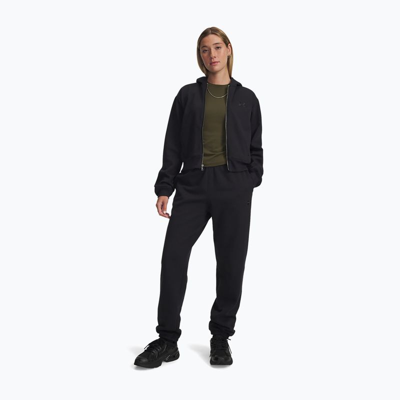 Spodnie treningowe damskie Under Armour Icon Vida Fleece Jogger black/black 2