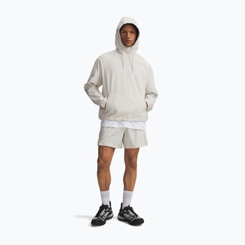 Bluza męska Under Armour Unstoppable Woven Hoodie summit white/white 2