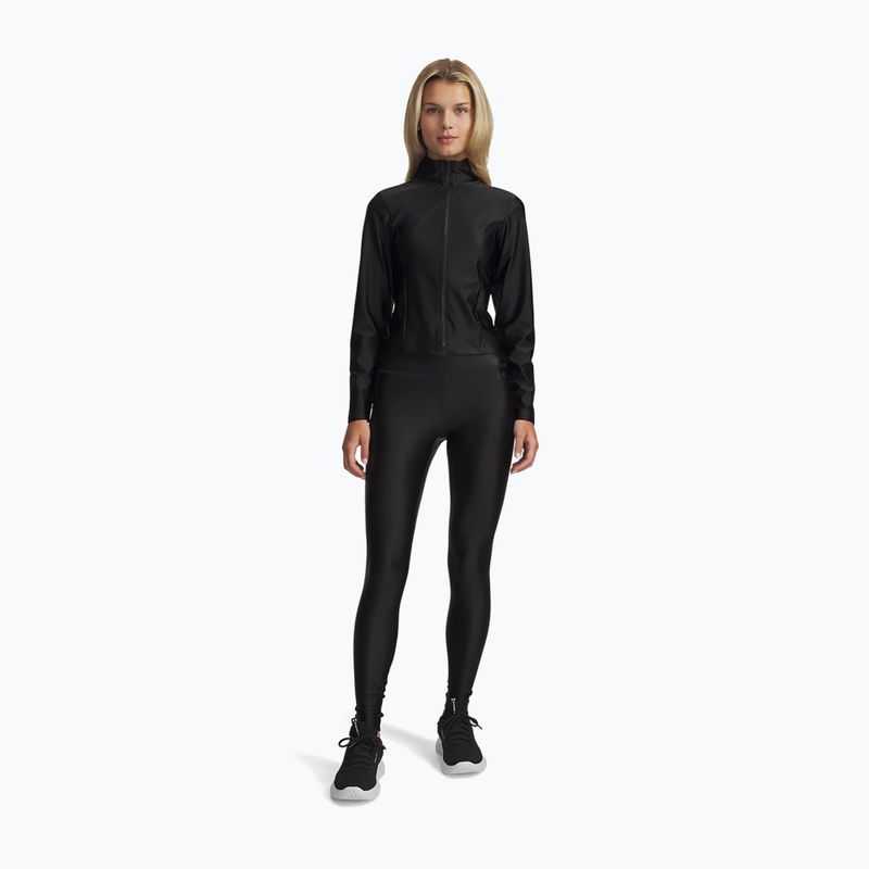 Legginsy treningowe damskie Under Armour Motion Shine Ankle black/jet gray 2