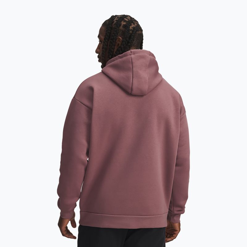 Bluza męska Under Armour Project Rock Icon Hoody maroon mist/black 2