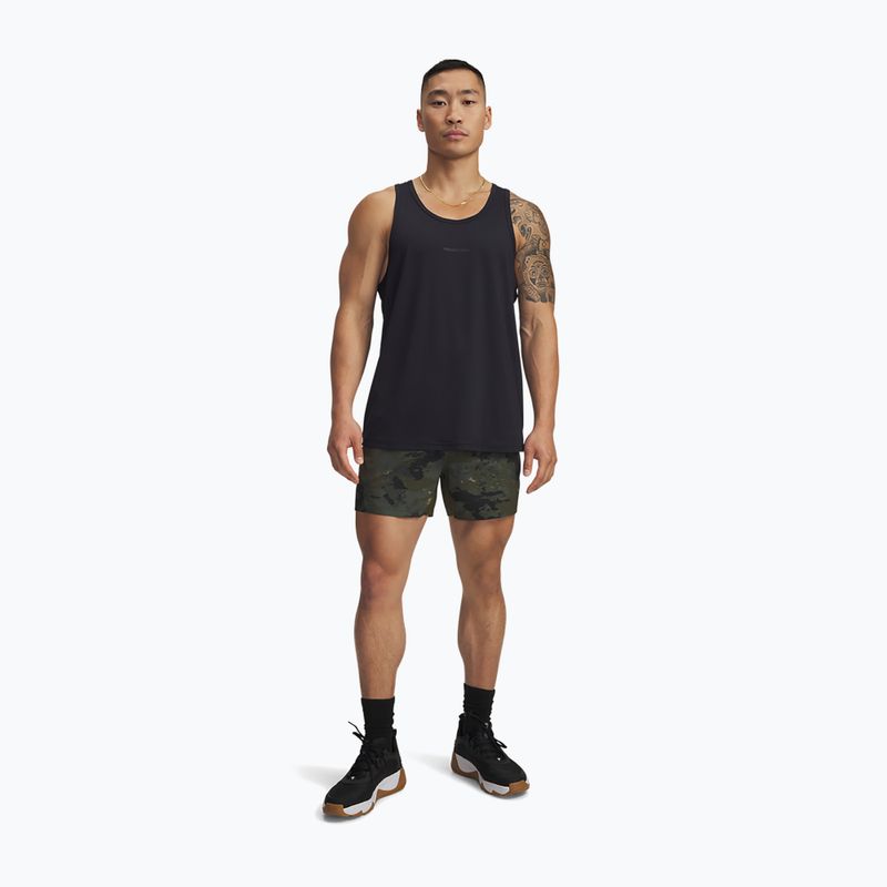 Spodenki treningowe męskie Under Armour Project Rock Ultimate expedition green/black 2