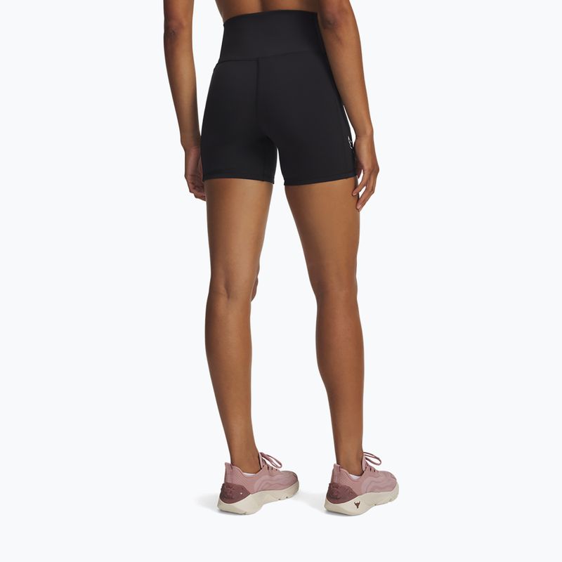 Spodenki treningowe damskie Under Armour Project Rock Middie black/anthracite 3