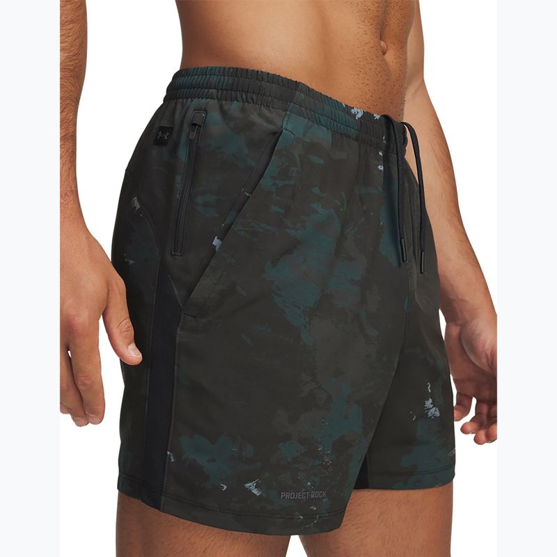 Spodenki treningowe męskie Under Armour Project Rock Ultimate black/castlerock 4