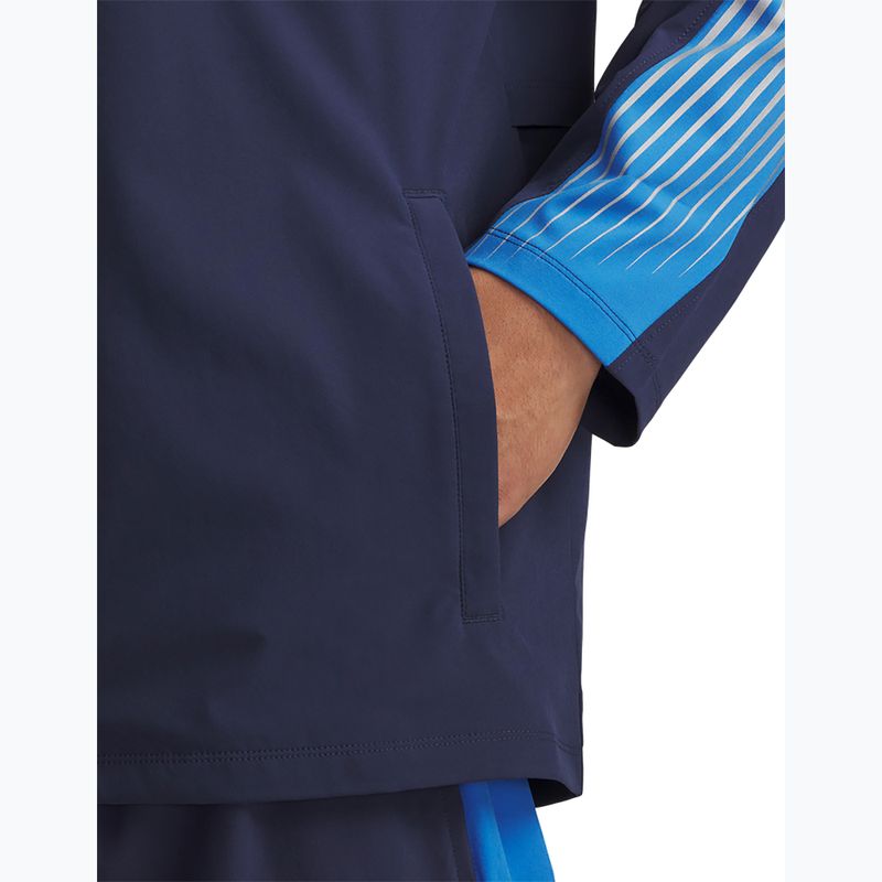 Kurtka do biegania męska Under Armour Velociti Storm Hooded washed navy/blue atlantis/reflective 3