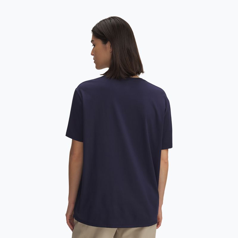 Koszulka treningowa damska Under Armour Rival Campus midnight navy/gold league 2