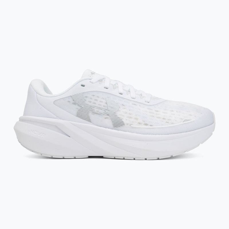 Buty do biegania damskie Under Armour Velociti Pace white/black/distant gray 2