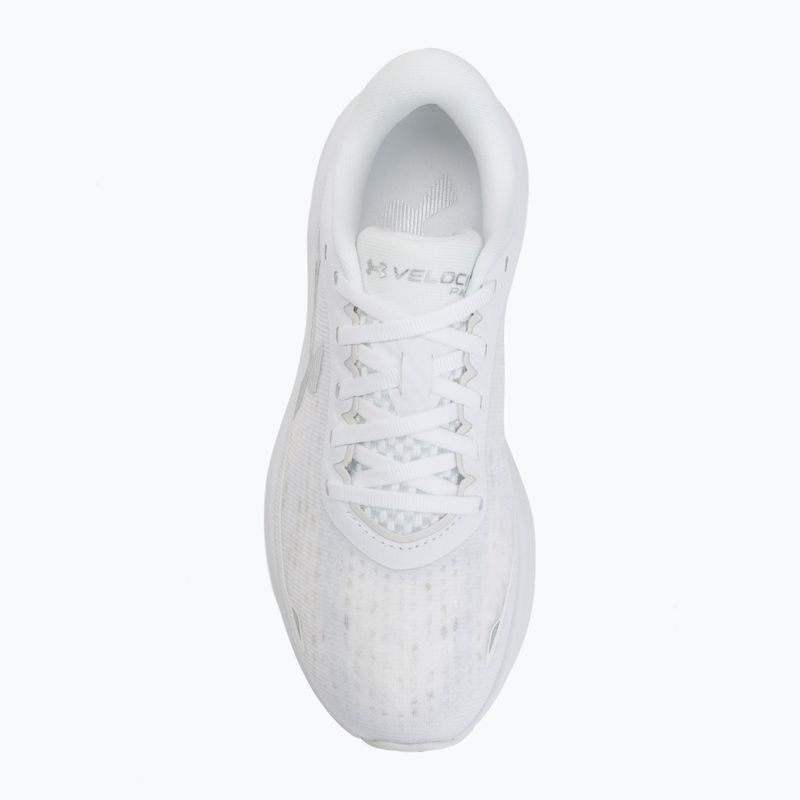 Buty do biegania damskie Under Armour Velociti Pace white/black/distant gray 5