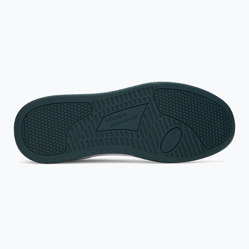 Buty treningowe męskie Under Armour Motion white/arden green/fresco blue 5