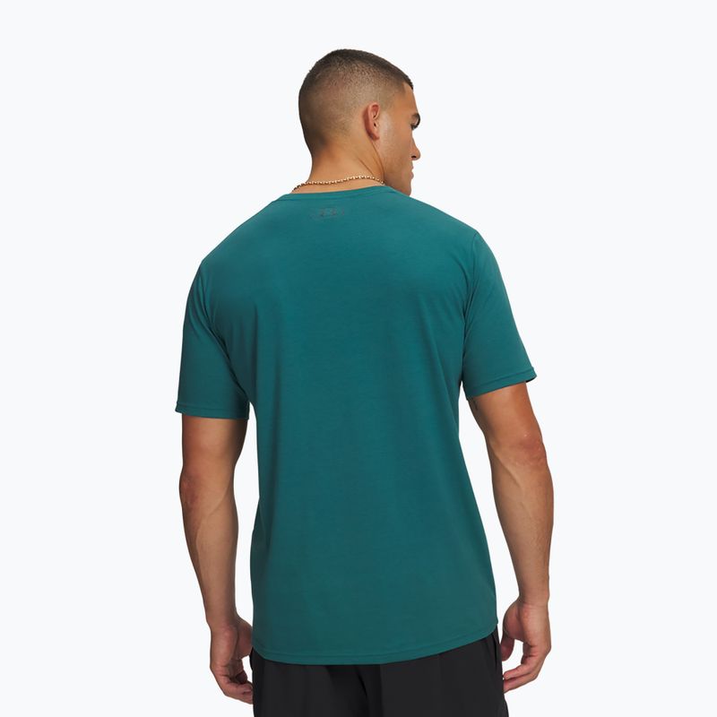Koszulka męska Under Armour Sportstyle Left Chest rack green/arden green 2