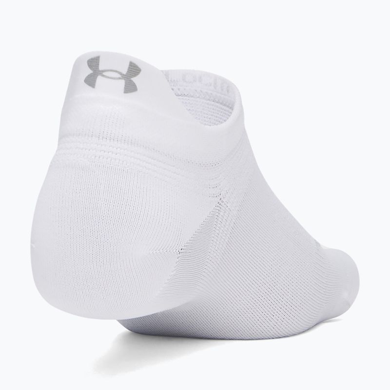 Skarpety Under Armour Velociti Lite NS white/black/distant gray 2