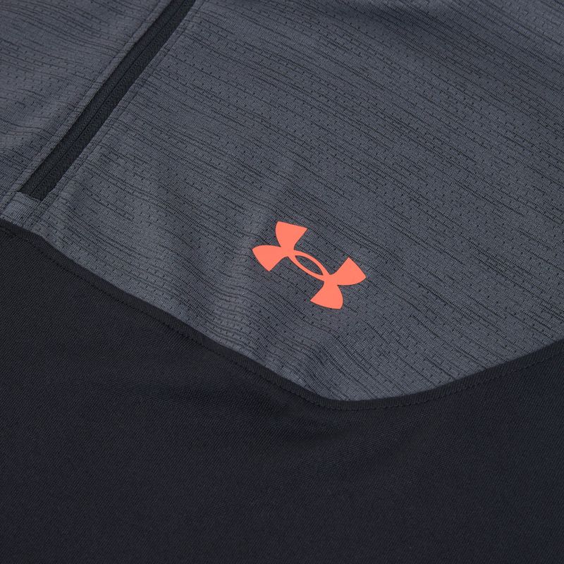 Bluza meska Under Armour Tech Utility 1/4 Zip black/venom red 3