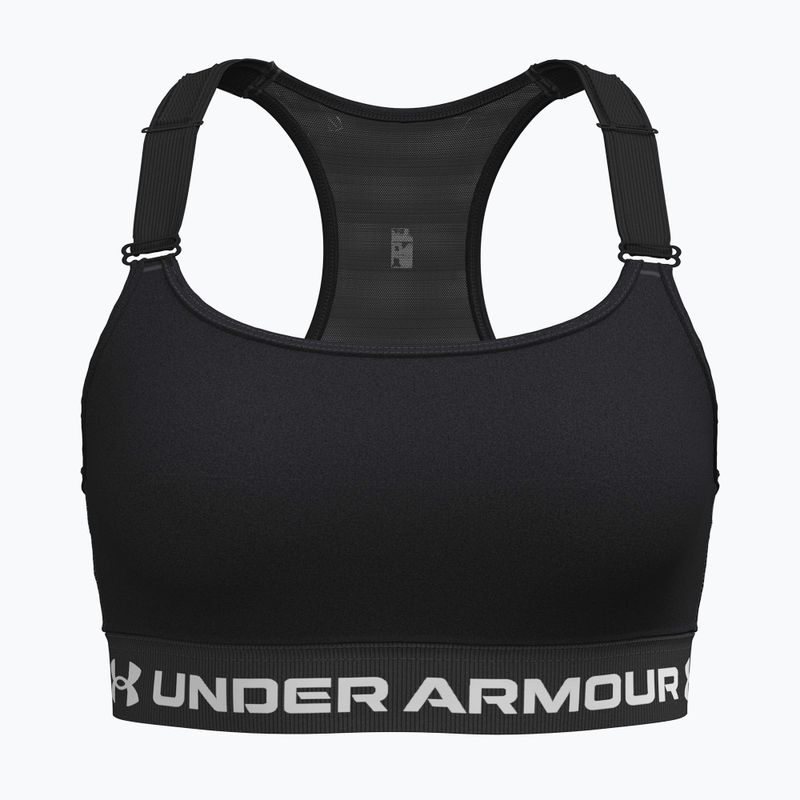 Biustonosz treningowy Under Armour HeatGear High ultimate black/white