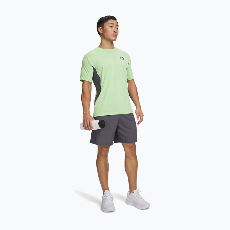 Spodenki treningowe męskie Under Armour Tech Sport castlerock/lumos lime 2