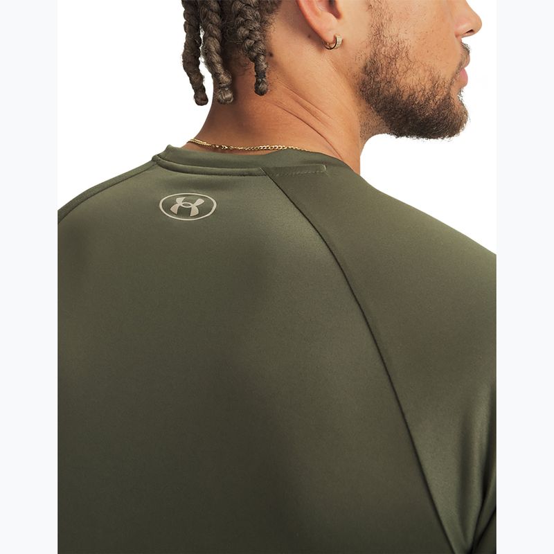 Koszulka treningowa męska Under Armour Tech Graphic Tee Marine Od Green/City Khaki 3