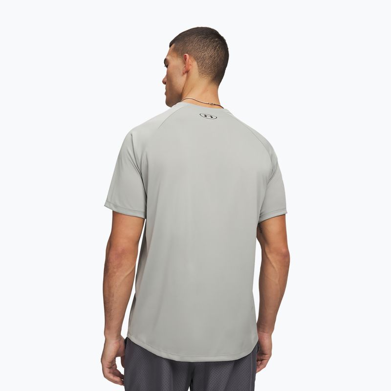 Koszulka treningowa męska Under Armour Tech Graphic Tee titanium/black 2