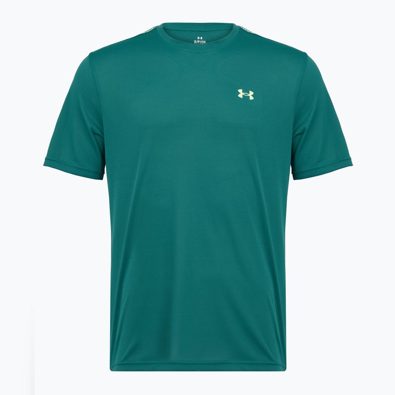 Koszulka treningowa męska Under Armour Tech Taping rack green/fade green 4
