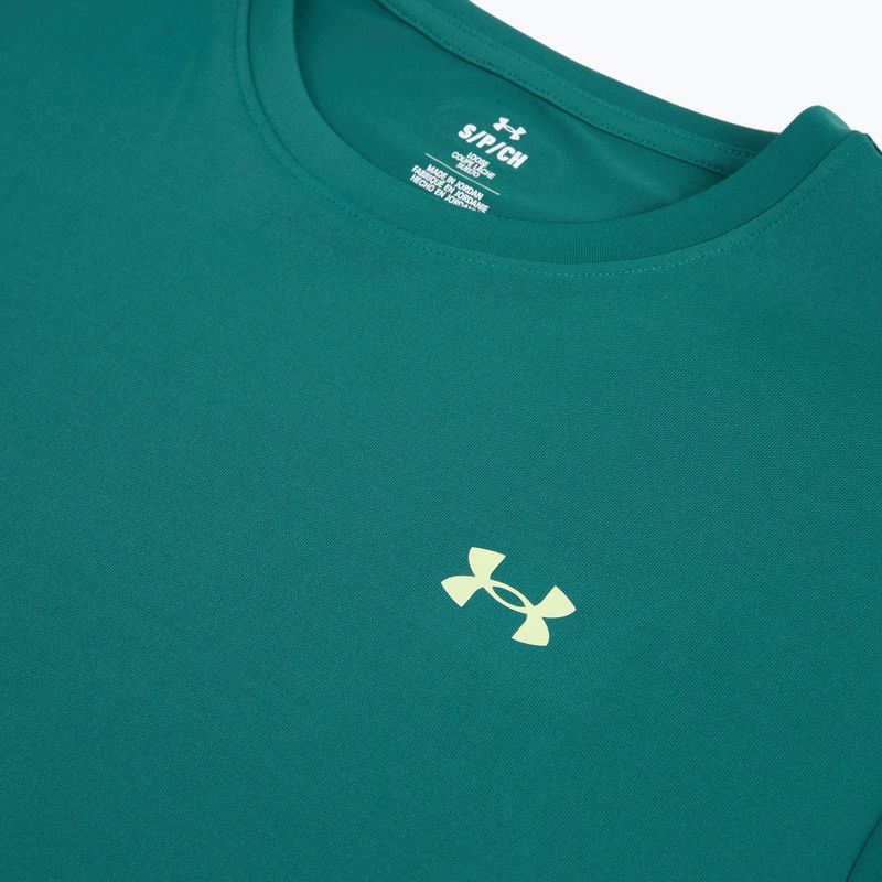 Koszulka treningowa męska Under Armour Tech Taping rack green/fade green 6