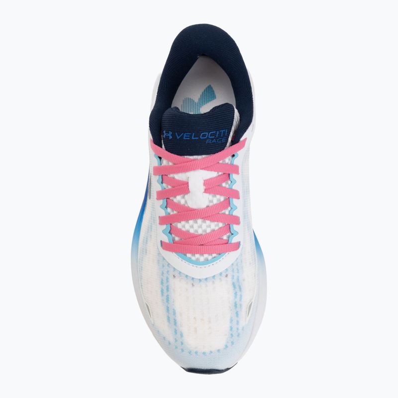 Buty do biegania damskie Under Armour Velociti Pace white/team royal/metallic academy 5