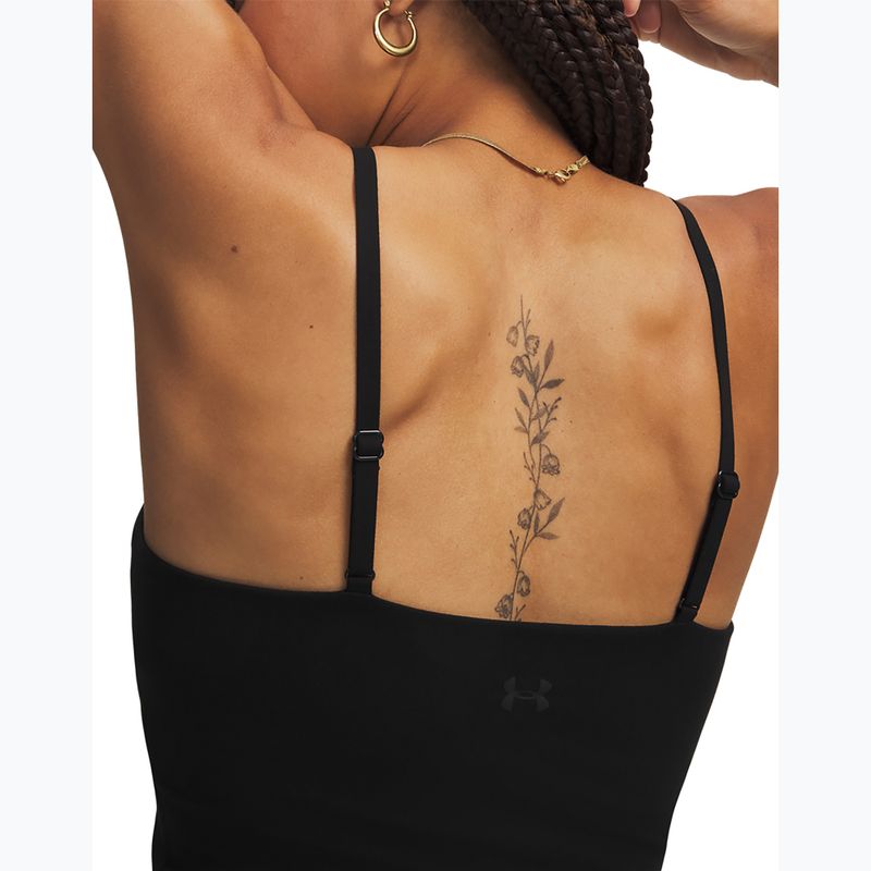 Koszulka treningowa damska Under Armour Meridian Support Tank ultimate black/ultimate black 4