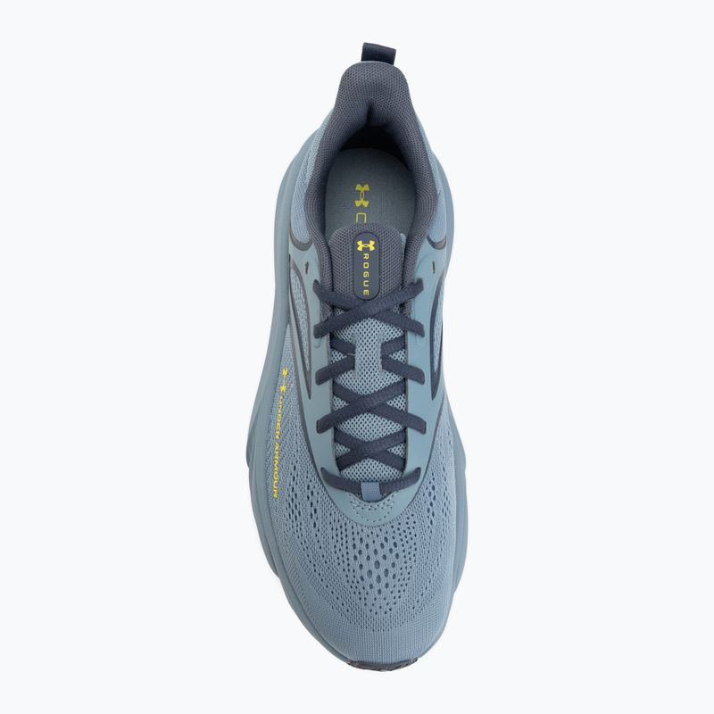 Buty do biegania męskie Under Armour Rogue 6 blue wind/downpour gray/flash light 5