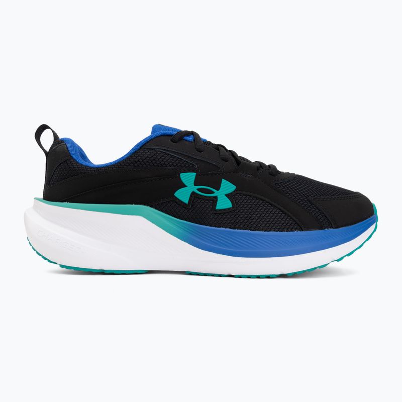 Buty do biegania męskie Under Armour Assert 11 black/team royal/geode green 2