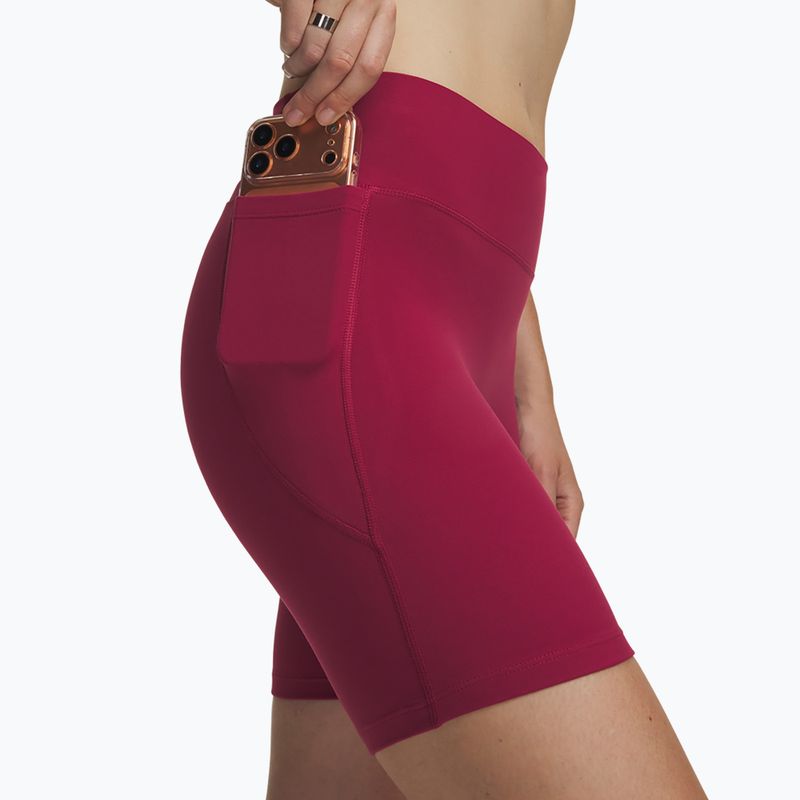 Spodenki treningowe damskie Under Armour Motion Bike Shorts claret/ox blood 4