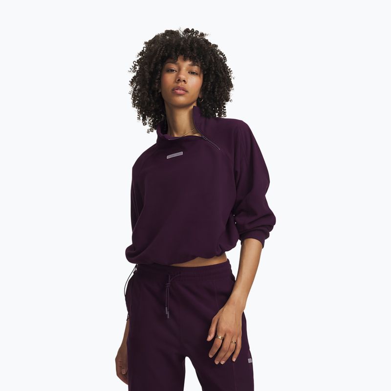 Bluza treningowa damska Under Armour Performance Fleece Qz purple echo/purple echo