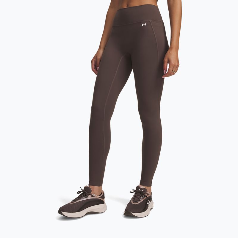 Legginsy treningowe damskie Under Armour Motion Leggings peppercorn/white