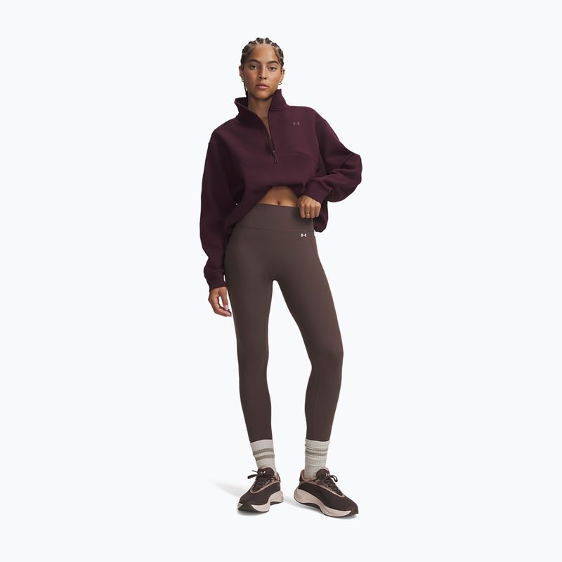Legginsy treningowe damskie Under Armour Motion Leggings peppercorn/white 2