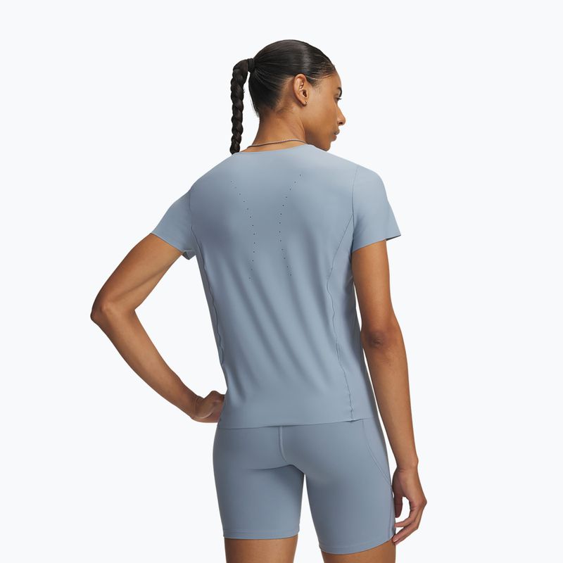 Koszulka treningowa damska Under Armour Vanish Elite SS blue wind/metallic silver 2