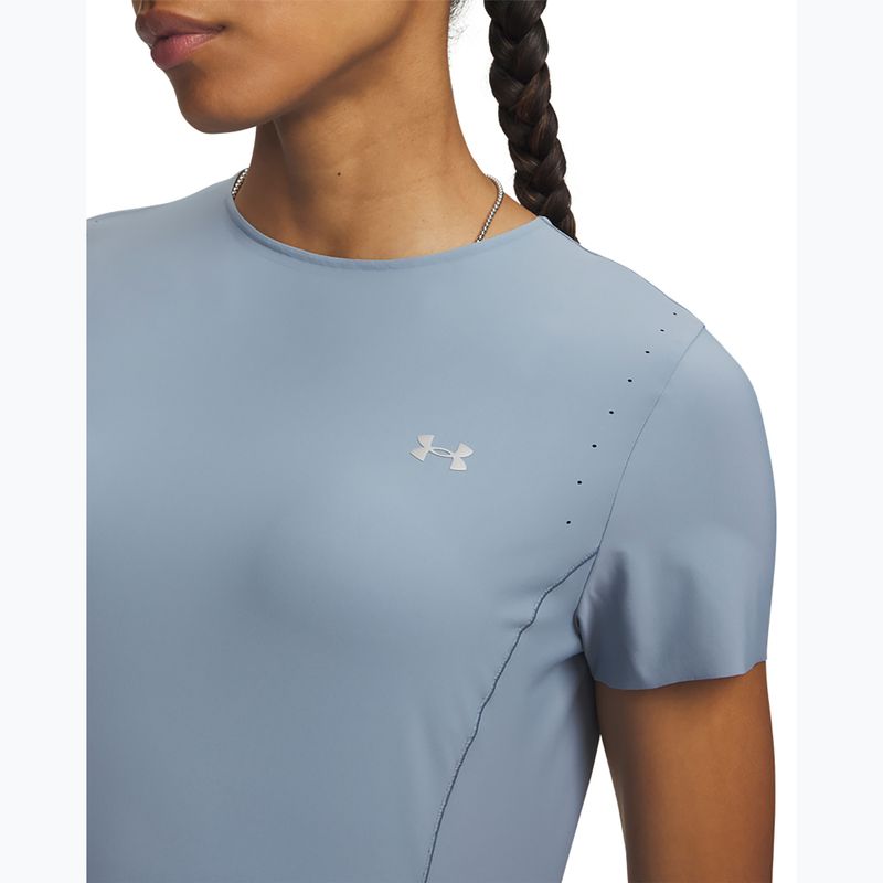 Koszulka treningowa damska Under Armour Vanish Elite SS blue wind/metallic silver 3