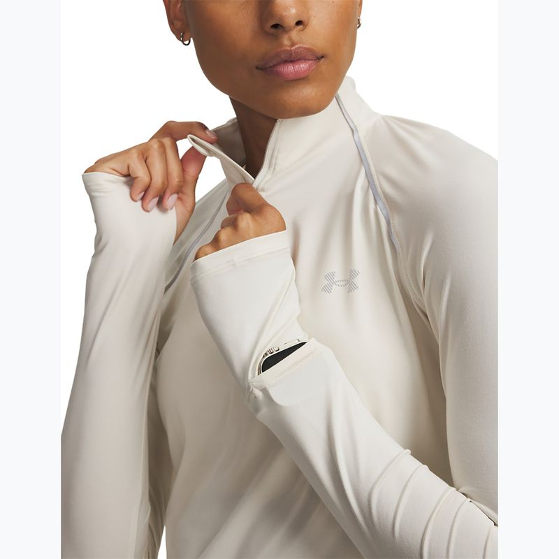 Bluza do biegania damska Under Armour Velociti Half Zip stone/reflective 3