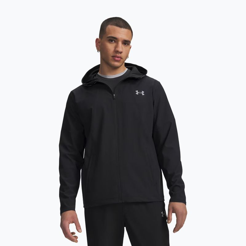 Kurtka treningowa męska Under Armour Tech Utility Woven Jacket black/black/steel
