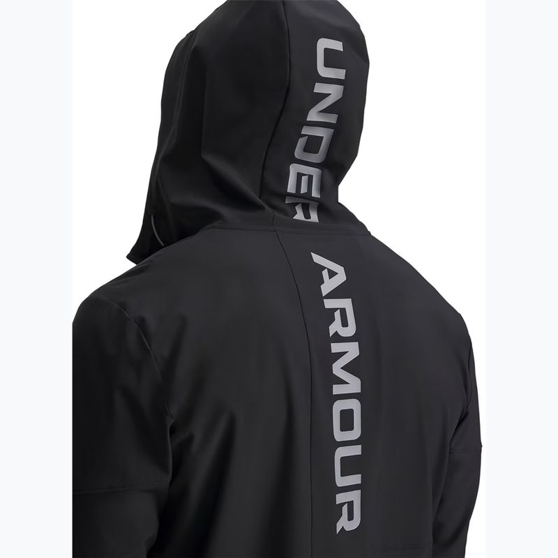 Kurtka treningowa męska Under Armour Tech Utility Woven Jacket black/black/steel 3