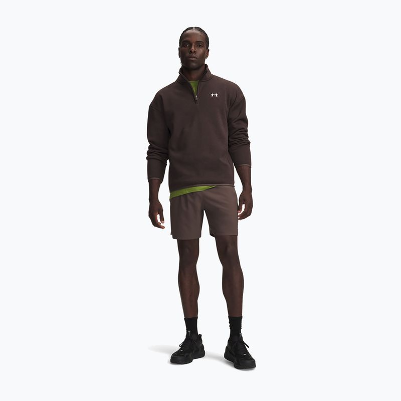 Spodenki treningowe męskie Under Armour Vanish Woven 2.0 Shorts peppercorn/white 2