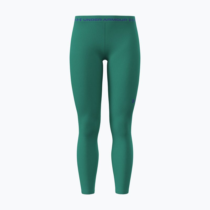 Legginsy treningowe damskie Under Armour HeatGear Leggings geode green/team royal
