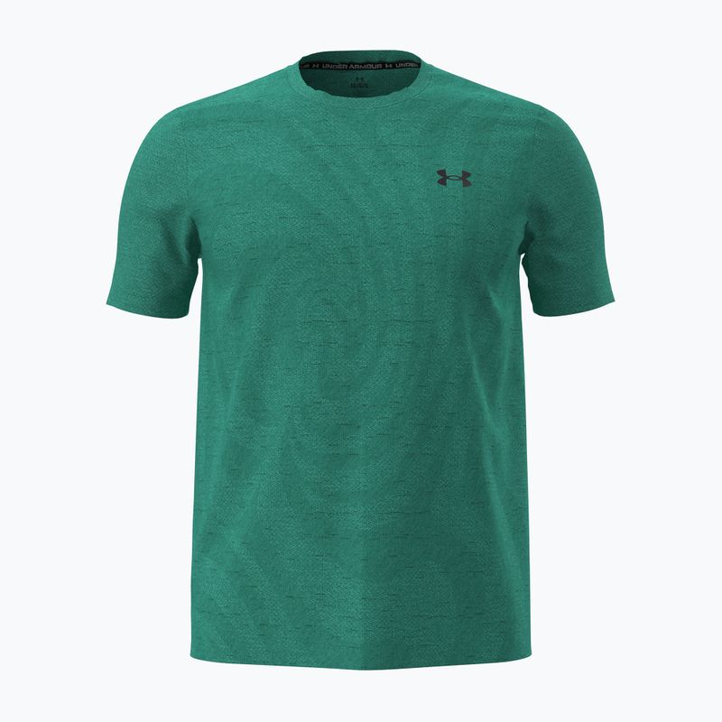 Koszulka treningowa męska Under Armour Vanish Seamless Novelty SS Geode Green/Ultimate Black
