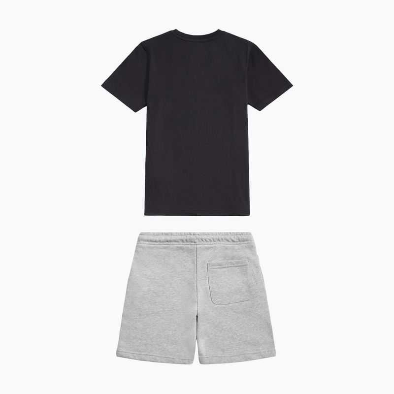 Komplet dziecięcy New Balance Stacked Logo Tee & FT Short nb caviar 2