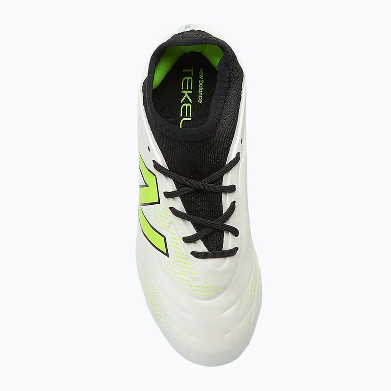 Buty do piłki nożnej dziecięce New Balance Tekela Team Low JR FG white 13