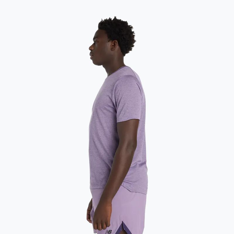 Koszulka męska New Balance Athletics Run candied violet heather 4