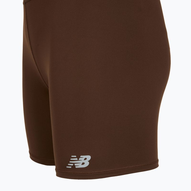 Spodenki damskie New Balance Harmony High Rise pumpernickel 8