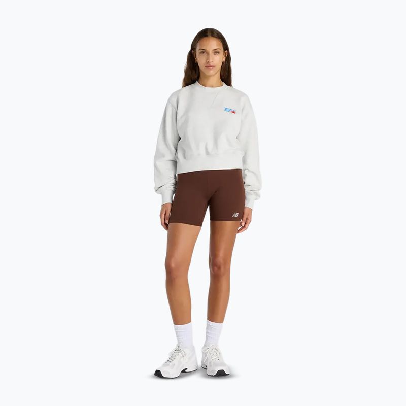 Spodenki damskie New Balance Harmony High Rise pumpernickel 2
