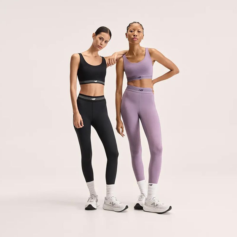 Legginsy damskie New Balance AC 25" black/white 12