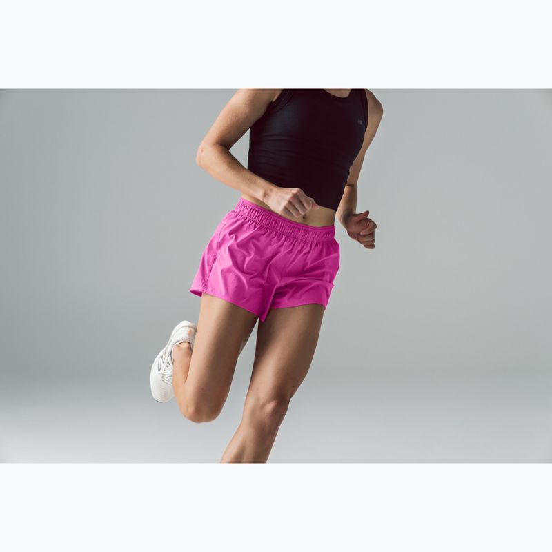 Spodenki damskie New Balance RC Seamless 3" pink heat 8