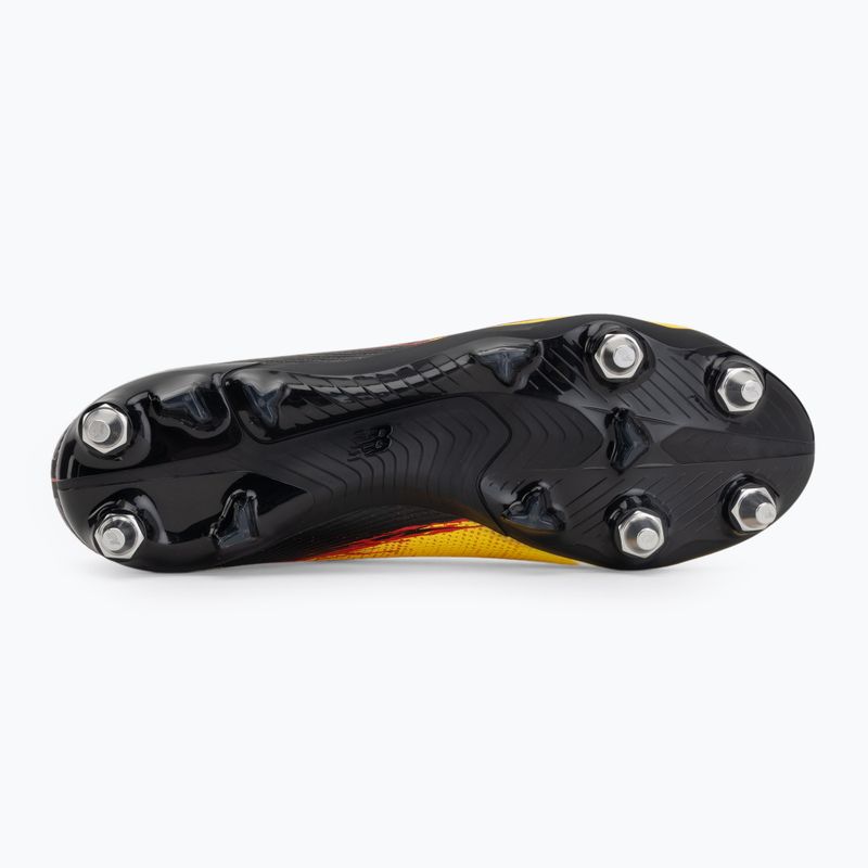 Buty piłkarskie New Balance Furon Elite V8 SG punch yellow/black 100/fire cracker 4