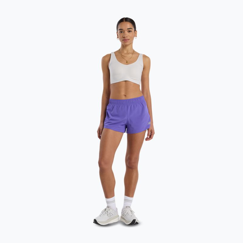Spodenki damskie New Balance RC Seamless 3" electric purple 2